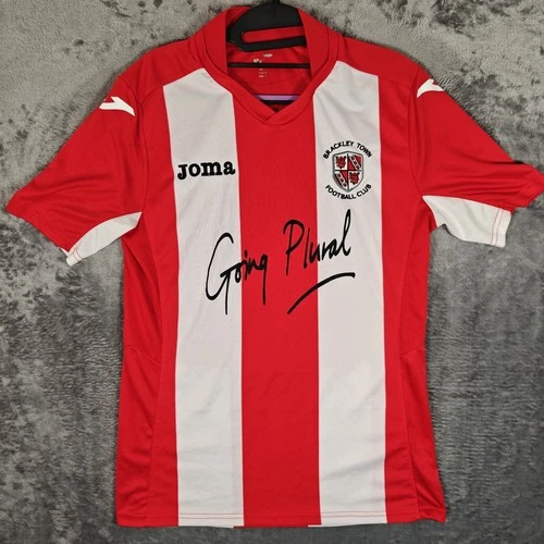 Brackley Town 2017/2018/2019 Home Football Shirt Joma M Medium