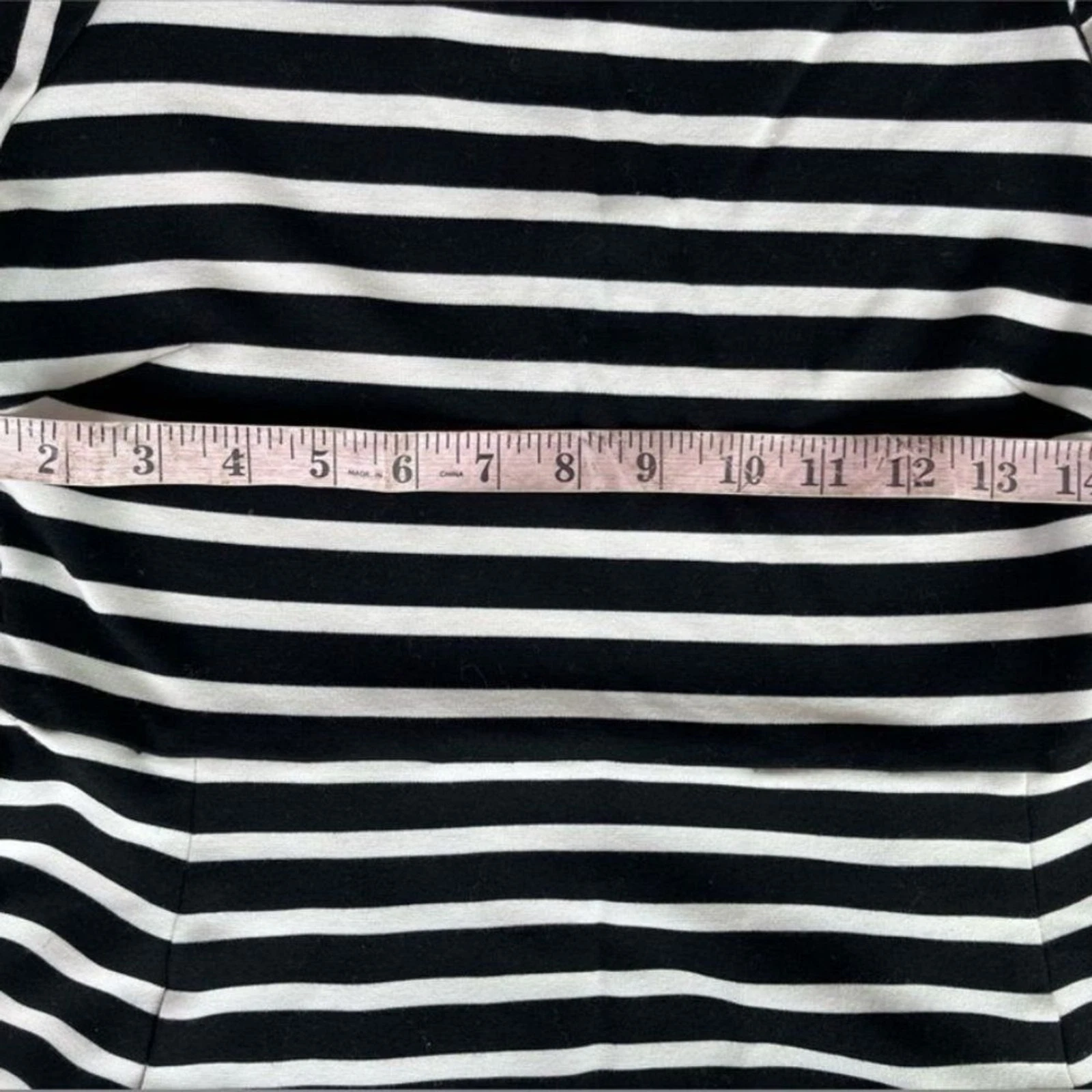 Mini abito Kate Spade piccolo nero bianco a righe