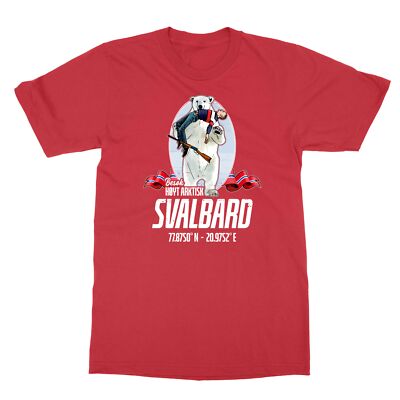 Visit High Arctic Svalbard 1925 Vintage Unisex Tee Tshirt