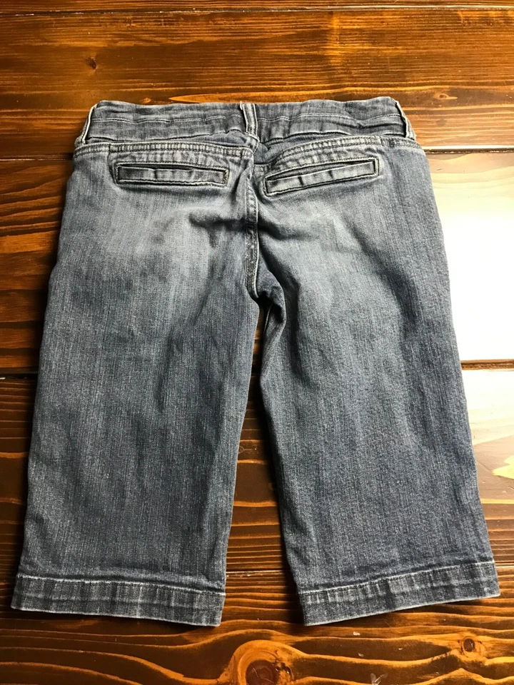 Pantalones Cortos Refuge, Para Mujer Talla 3, Negro, Denim, Bermudas, Bolsillos Foto 2 de 4