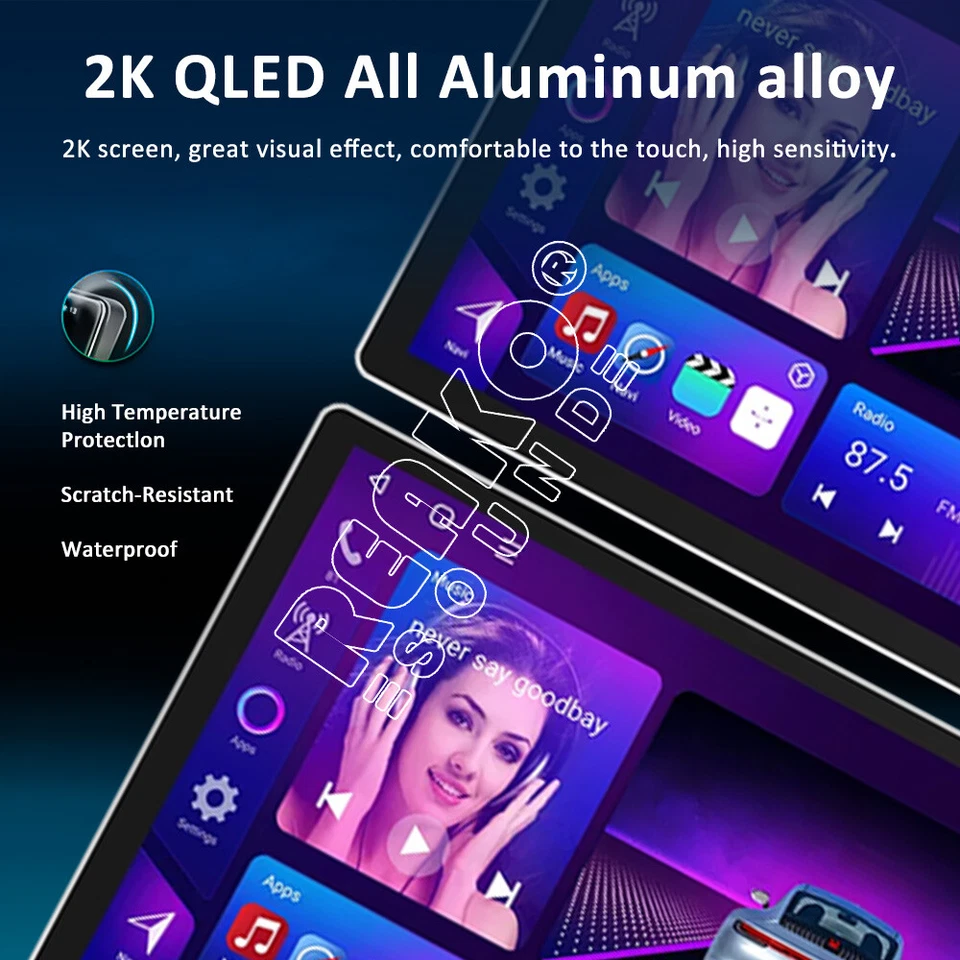 13.1''Android 13 8 CORE 4+64GB Car radio stereo 4G Lte DSP Carplay QLED Navi GPS - Image 3 of 4