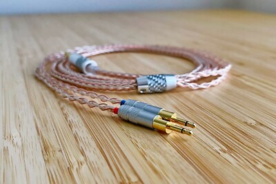 LITZ OCC COPPER SILVER cable for Abyss Diana PHI TC Audioquest Hifiman Susvara