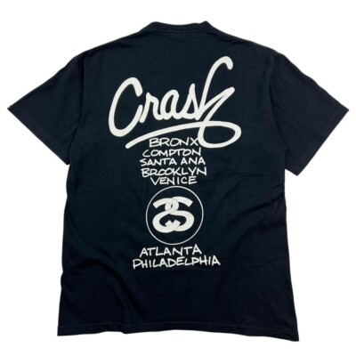 Vintage Stussy Crash T-shirt - Large | eBay UK