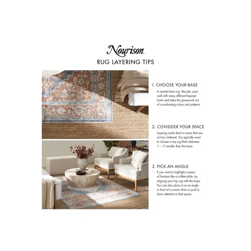 Nourison Essentials Indoor/Outdoor Ivory Beige 2'2" x 10' Area Rug, Easy Clea... - Picture 9 of 10