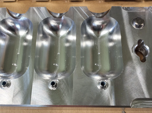 Kabeljau Sinker / Tieftropfengewicht Produktionsform 1 LB (10 Hohlraum) Aluminium CNC - Bild 4 von 6