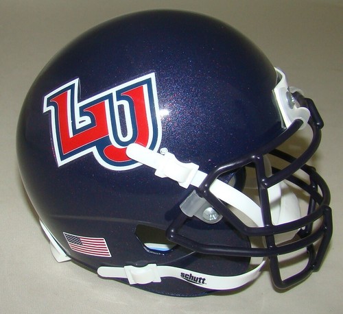 Liberty Flames Navy Blue Schutt Mini 