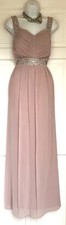 QUIZ EMBROIDERED FLROAL SHIMMERING SEQUINS MAXI EVENING OCCASION DRESS 16 NEW