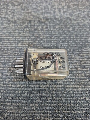 Sigma  50R02-115AC-SC0  28VDC/115VAC  Relay with Socket 146-103 Amphenol