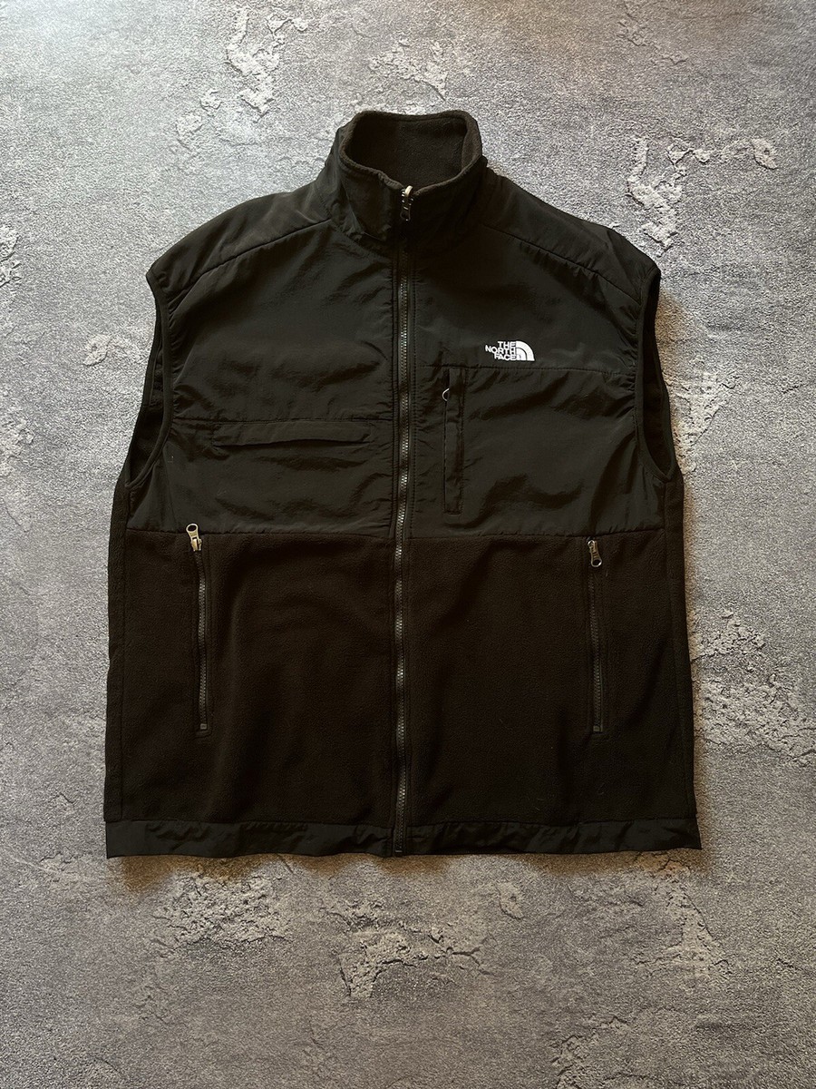 Vintage The North Face Denali Black Fleece Full Zip Vest Vintage The North Face Denali Black Fleece Full Zip Vest