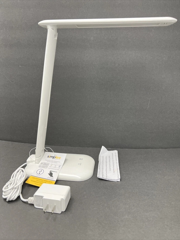 Lámpara de Escritorio LED Regulable Control de Temperatura de Color Simplee Adesso Nueva Caja Abierta Foto 3 de 4