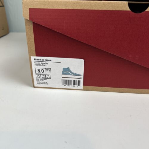 NIB Turquoise Vans Filmore Hi Tapered Platform ST women's high-top shoes 8 - Picture 3 of 6
