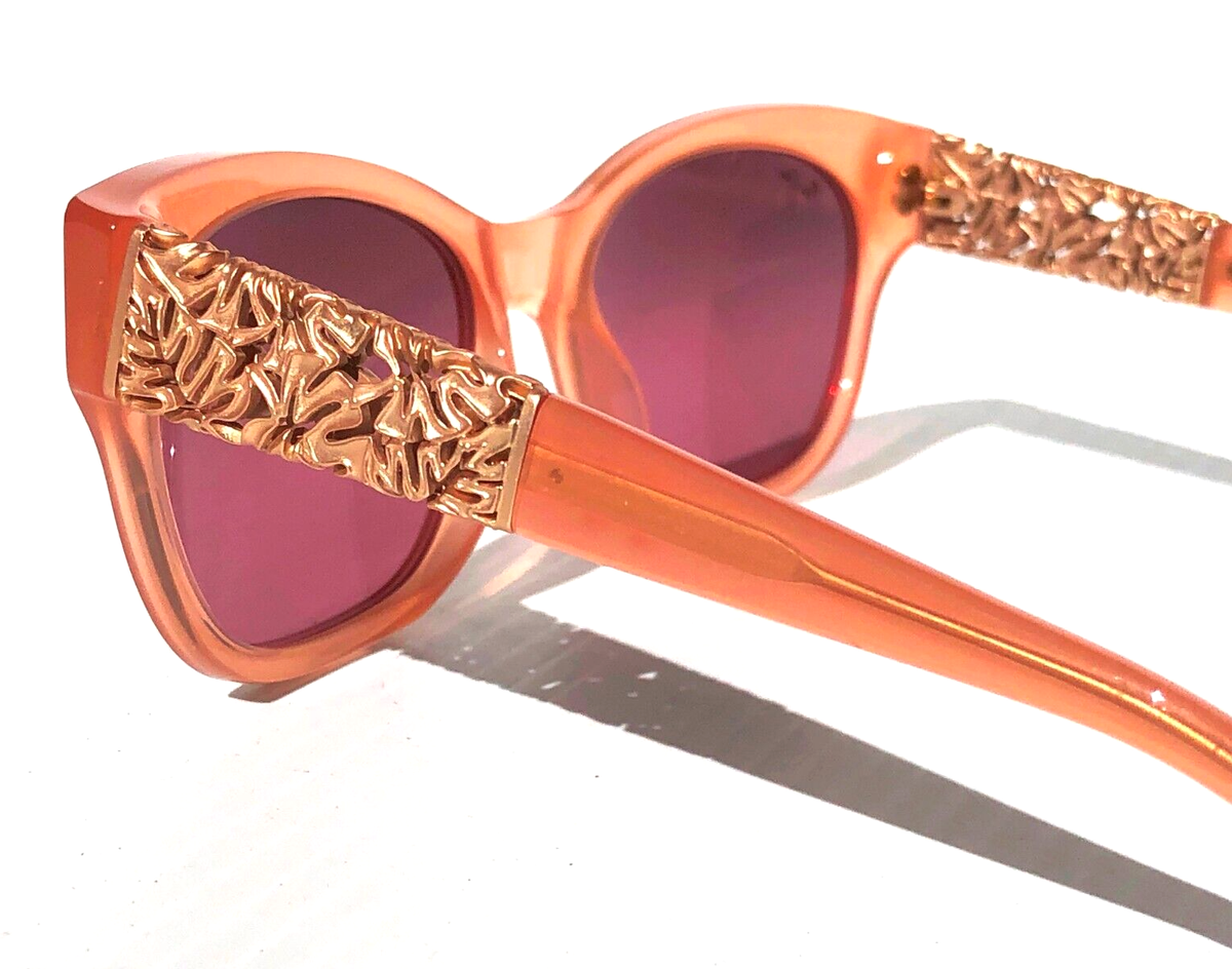 Maui Jim Sunglasses Monstera Leaf Guava Pink 24k Rose Gold for