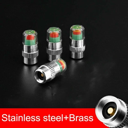 16PCS Car Auto Tire Pressure Monitor Valve Stem Caps Sensor Indicator Warn 36psi - Picture 5 of 13