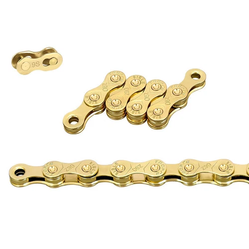 6/7/8/9/10 Speed MTB Bicycle Chain Mountain Bike Chains Road Cycling Part Gold - Picture 7 of 13