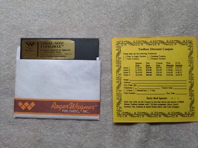 Trial-Size Toolbox Roger Wagner Apple II 5.25'' Floppy