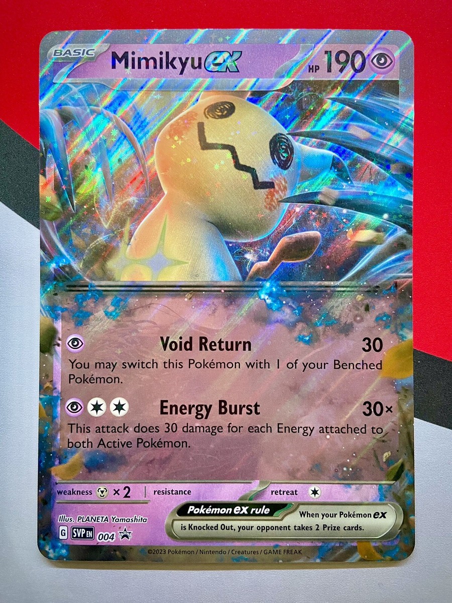 JUMBO Mimikyu ex Oversized Card SVP004 Scarlet & Violet Promo