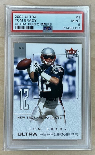 2004 Ultra Tom Brady #1 Ultra Performers PSA 9