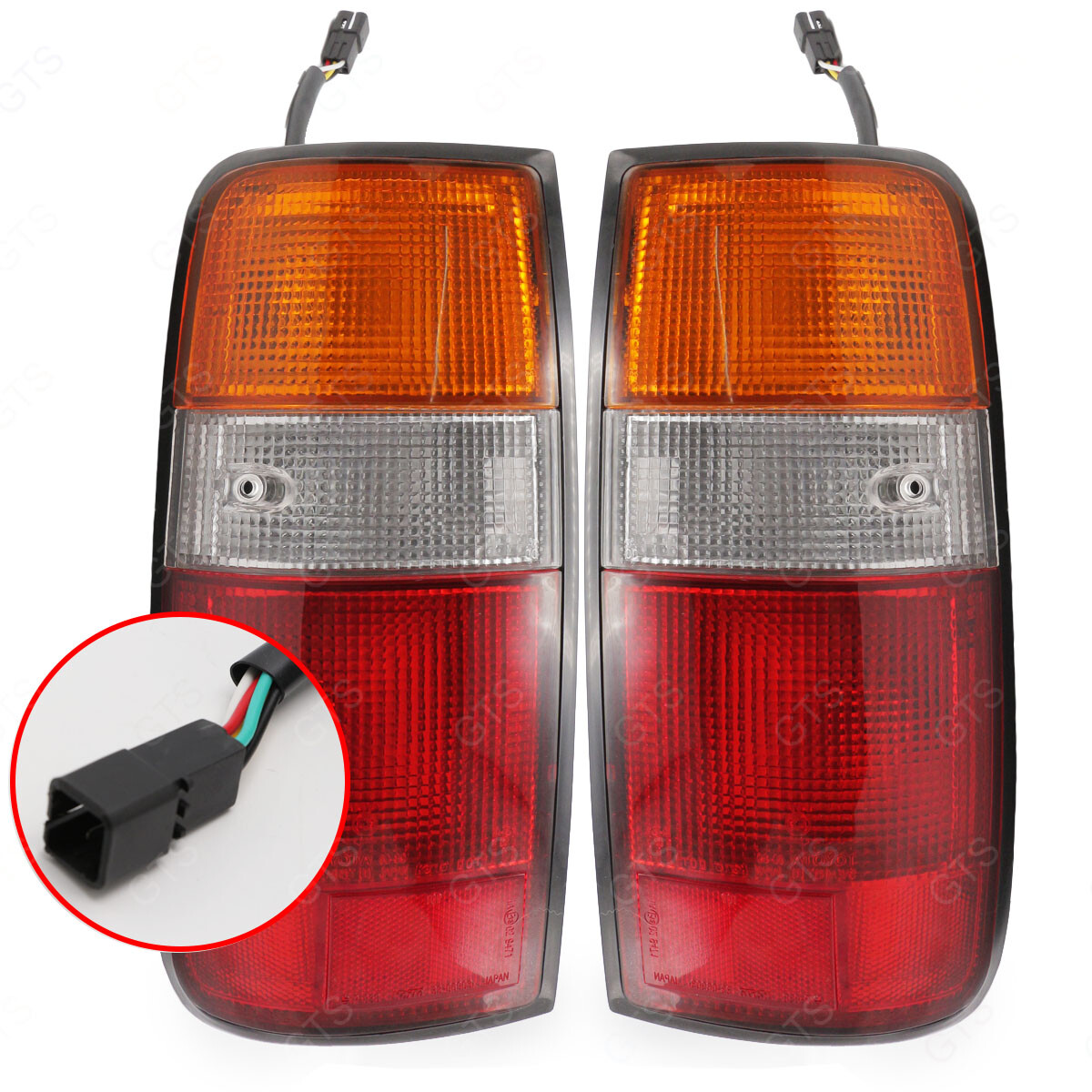 Tail Lamp Light Pair Set For Toyota Land Cruiser Fj80 Fj82 Fzj80 1991