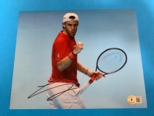 Diego Schwartzman Tennis Signed Auto 8x10 PHOTO Beckett BAS Authentication