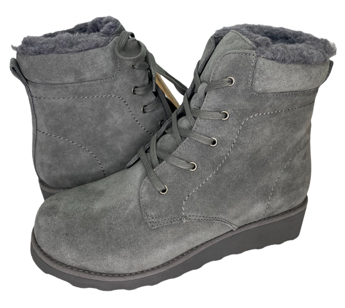 S2C2 BEARPAW® Phoebe Gray Suede 