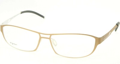 NEW Orgreen COUGAR 146 MATTE GOLD On MATTE WHITE EYEGLASSES GLASSES 56-14-135mm