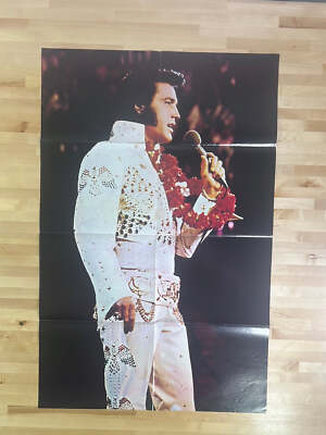レア　1977年　ビンテージ　エルビスプレスリー　ポスター　ロカビリー　ロック Elvis Presley 1977 music poster In Memory 1935 1977 Vintage