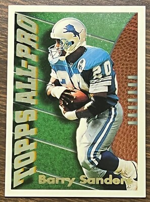 1994 Topps All-Pros #10 BARRY SANDERS * Detroit Lions