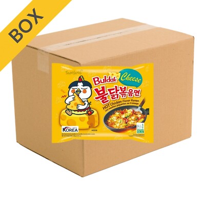 Samyang Buldak Cheese Käse Instant Nudeln Ramen  - 40 er Pack im Karton