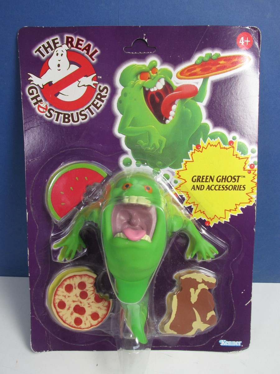 vintage GHOSTBUSTER GREEN GHOST SLIMER action figure carded KENNER