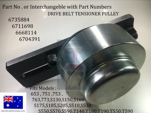 Kwalità Għolja JEENDA Drive Tensioner Ċinturin Taljola 6735884 6711698 Għal Bobcat Skid Steer T140 T180 T190 T550 T 590 5600 653 751 753 763 773 7753 S130 S150 S160 S175 S185 S205 - View #10