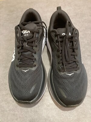 Hoka One One Sneakers Mens 13 D Black Bondi 8 Classic Running Shoes 1123202 BWHT NEW Hoka One One Bondi 8 1123202/BWHT Men main image 3