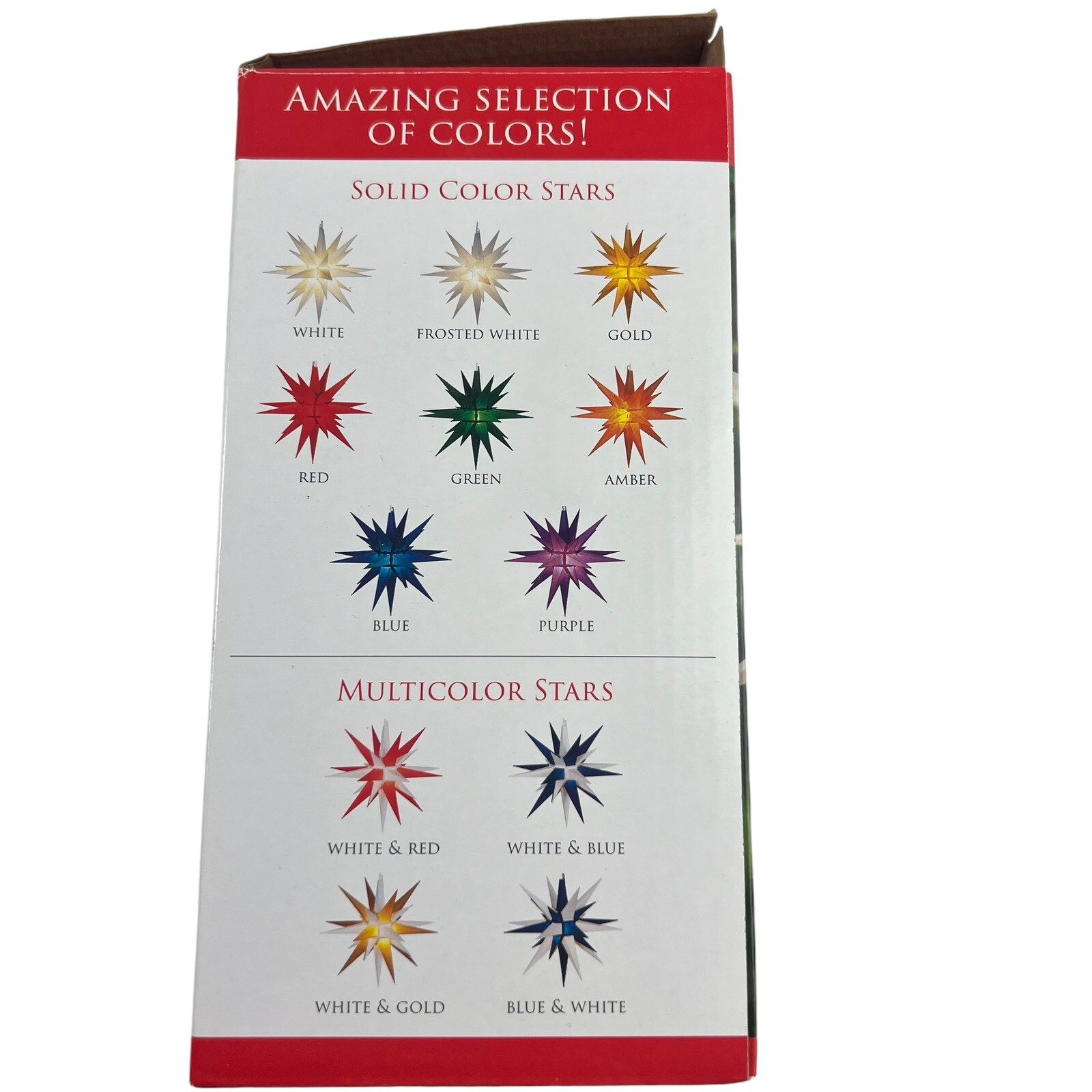 Kringle Moravian Star Illuminated Lighted Purple Hanging Holiday Christmas 14 In