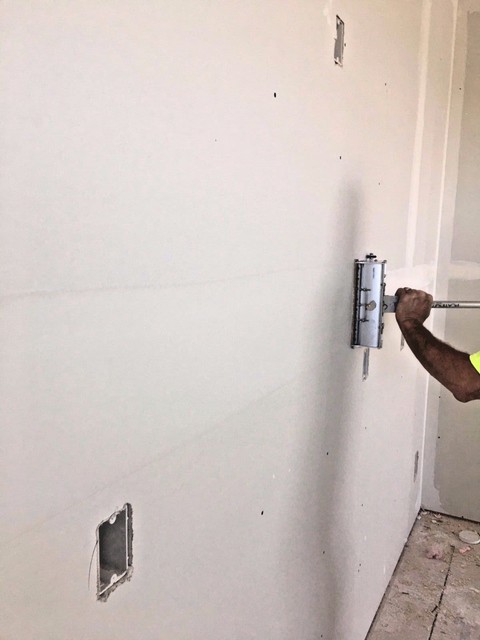 Taping Tool Set Platinum Drywall Finishing Combo - 8/10/12" Flat Box Set With Handle Joint Compound Drywall Mud