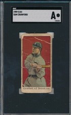 1909 E101 'SET OF 50' - SAM CRAWFORD - SGC AUTHENTIC (SVSC) CENTERED!