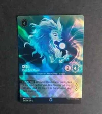 1x FOIL ENCHANTED SISU DIVINE WATER DRAGON - Floodborn - Disney Lorcana TCG