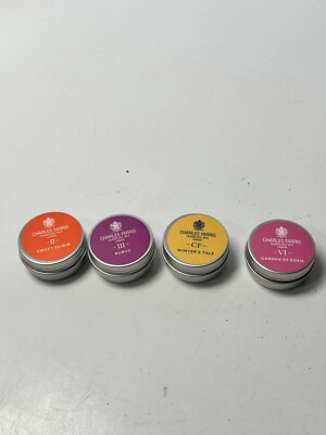 Charles Farris Scented Candle Sample Scents 4 Rubus Sweet Elixer Garden Eden Win