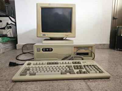 Vintage Complete PC Intel 80286 8mhz + Hard Disk Seagate ST-225 21MB + Monitor