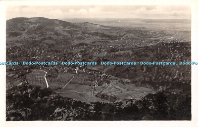 R403661 Blick vom Aussichtsturm auf dem Merkur auf Baden Baden u Rheintal J Velt
