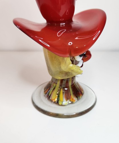 Murano Art Glass Clown Vase Figurine Original Venetian Italian 19.5cm (19) - Picture 5 of 8