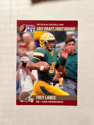 2021 Pro Set Draft Day Base Card Trey Lance  