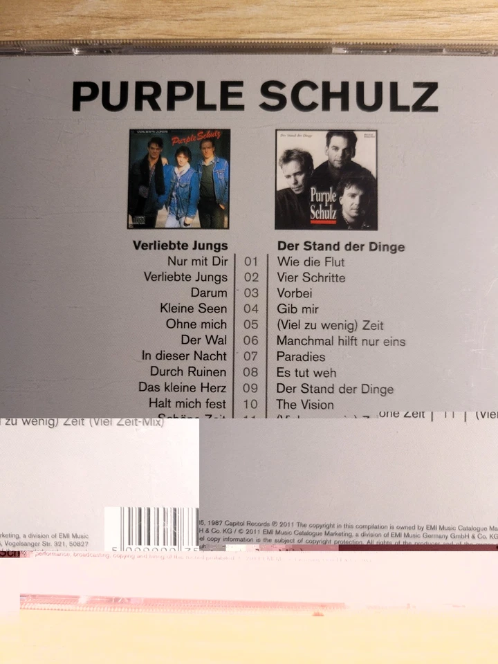 Purple Schulz - Classic Albums 2-CD-Set - Verliebte Jungs & Der Stand der Dinge - Bild 2 von 4