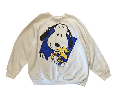 Vintage Peanuts Men's  XL 90S Usa Made Snoopy Sweatshirt Xl  Vhtf Japan Exclusiv
