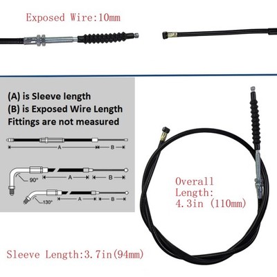 Clutch Cable Wire for 150cc 200cc 250cc ATV Dirt Pit Bike 4