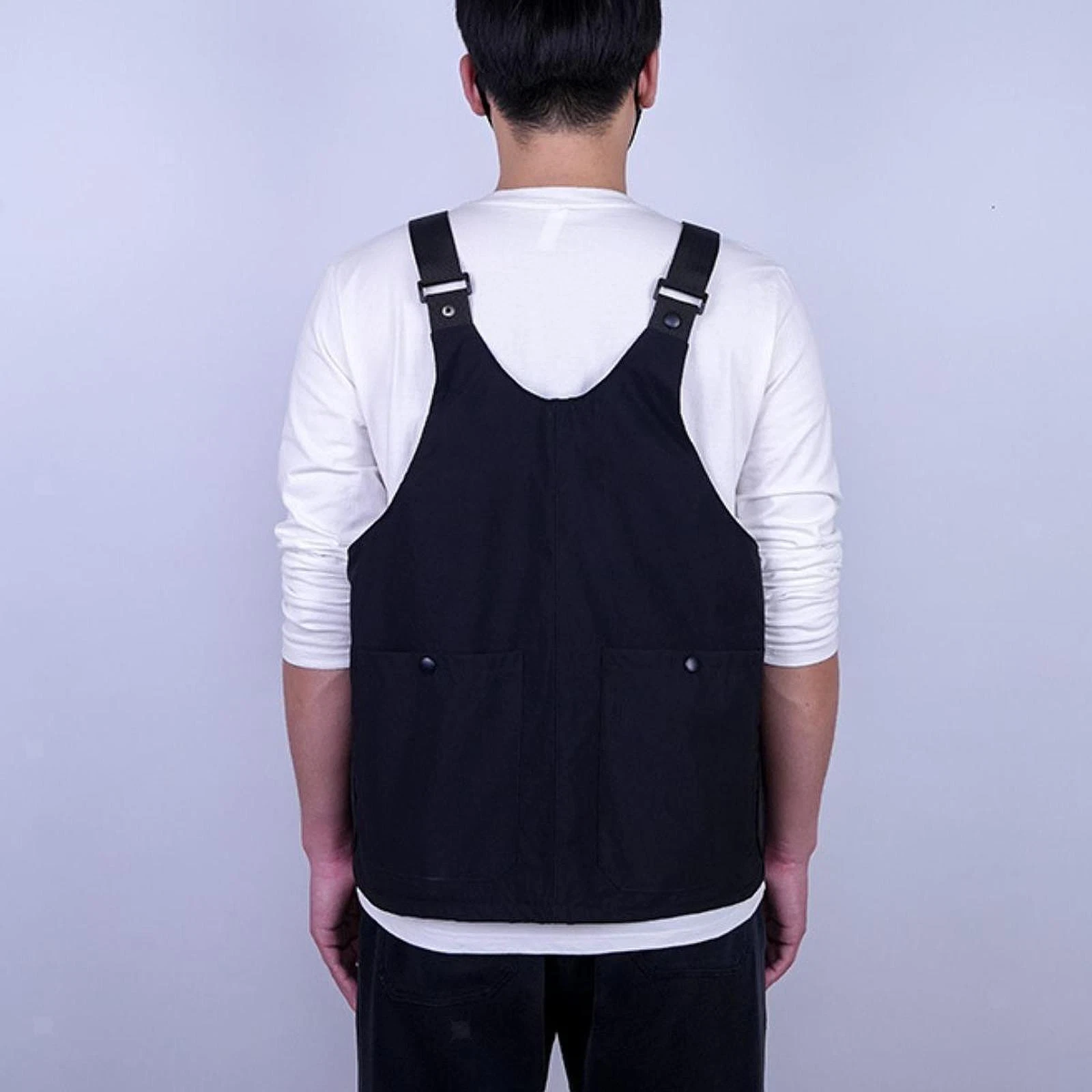 Fishing Vest Multi Pocket Vest for Outdoor Activities Photo Mountaineering