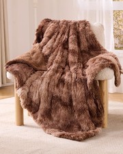 Super Soft Fluffy Faux Fur Fleece Blankets Multi Size for Bed, Bedroom Decor Win