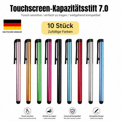 10x Touchscreen Stylus Pen Capacitive Rubber Tip for Tablets Smartphone
