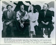 1974 Las Vegas Hilton Mike Douglas Robert Goulet Historic Vintage Photo 8x10