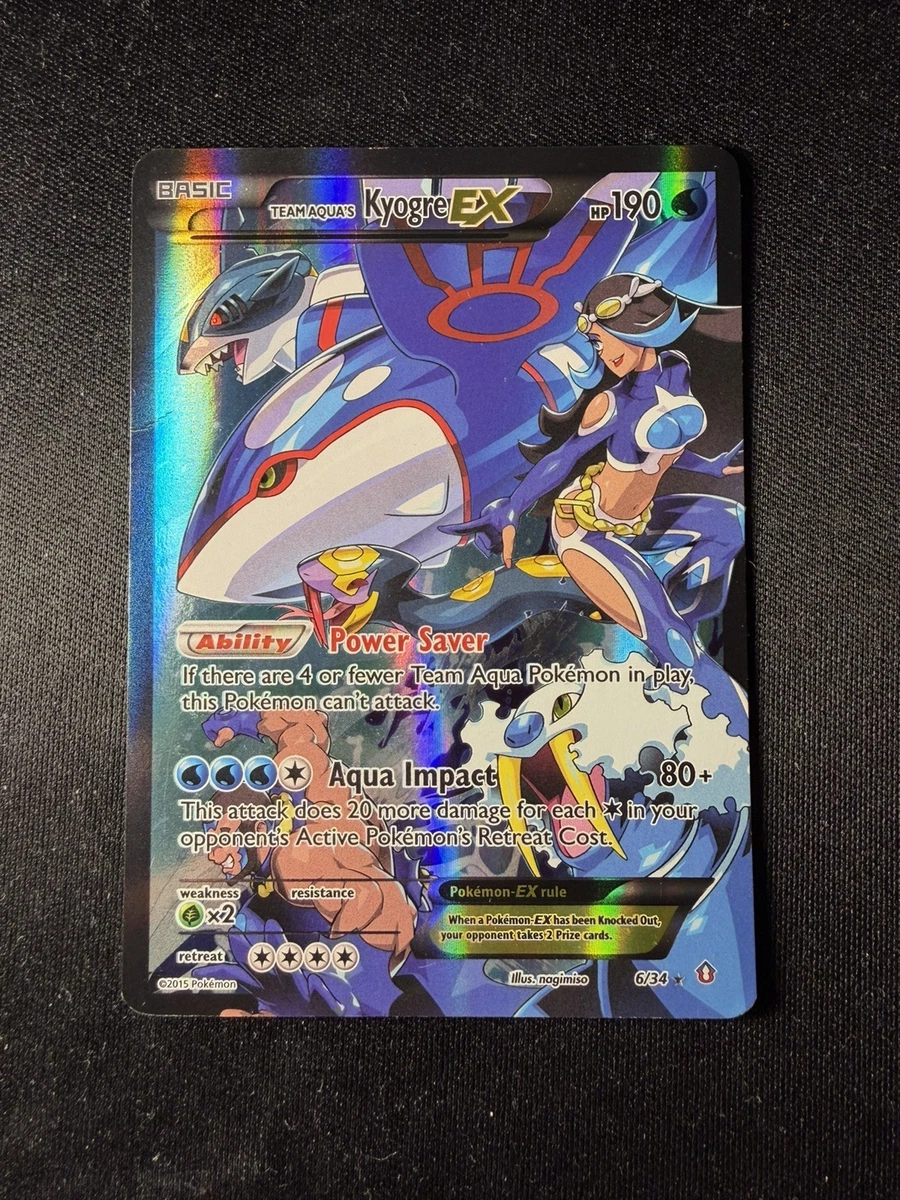 Kyogre Holo Pokémon TCG Individual Collectible Card Game Cards for