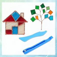 Stained Glass Kit Copper Foil Tools Hand Foiler for Crafting Easy Application