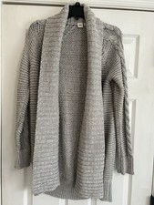 GAP Open Cardigan Sweater XS Gray Womens NEW